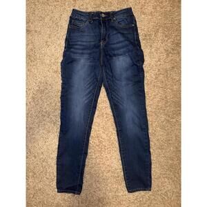 S.O.N.G. Perfect Super High Rise Skinny Ankle Jeans Women’s Size 5/27 Dark Wash